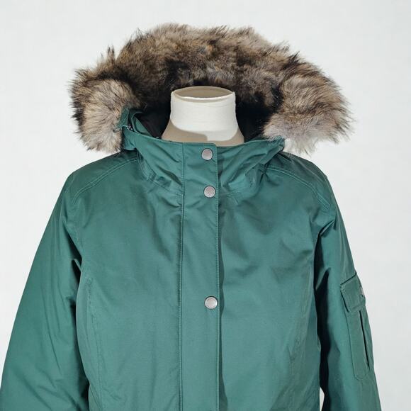 Eddie Bauer Green Parka Weatheredge Coat - Picture 3 of 10